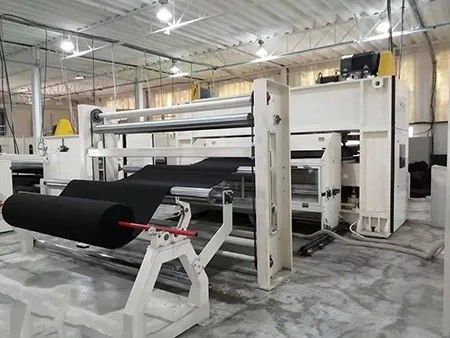 Velour Jacquard Strip Needle Punching Machines Structuring High Speed Needle Loom Machine เครื่องตัดเข็มขัดขีดขนาบ